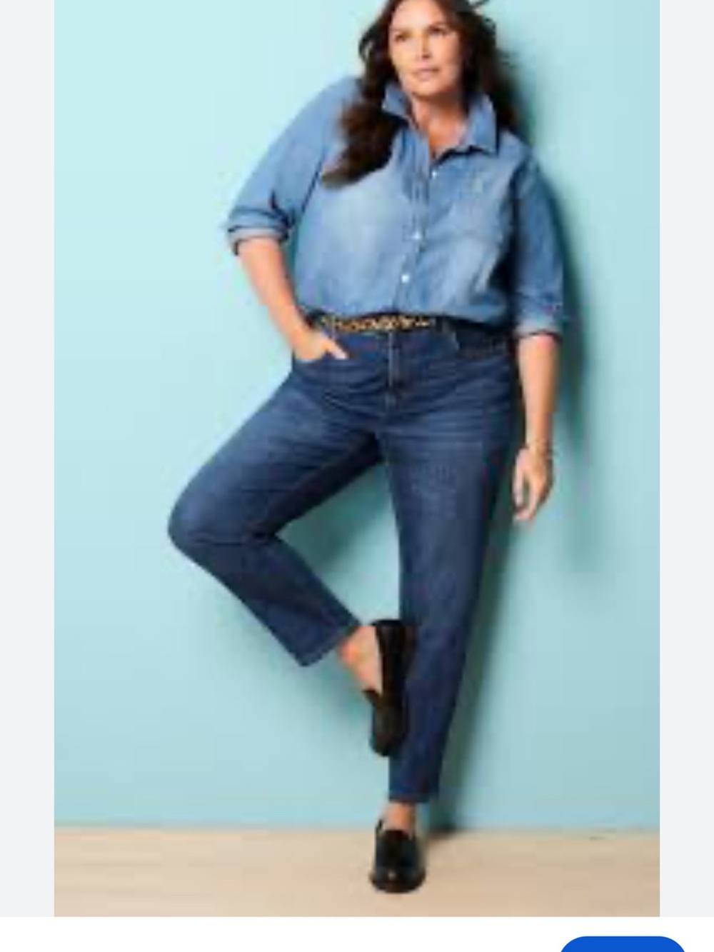 J. Jill High-Rise Jeans straight leg size 18T